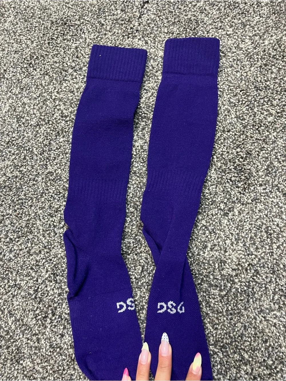 Kids Athletic Knee-High Socks - White, Black, Purple, Navy